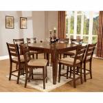 PRISCILLA II SQUARE COUNTER HT. TABLE 9 Pc. Set  CM3111PT-GROUP